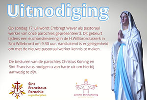 zondag 17 juli - Presentatie pastoraal werker Embregt Wever