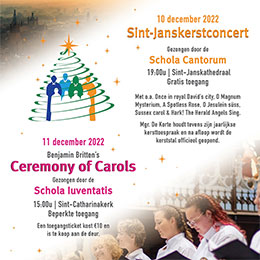 zaterdag 10 december - Kerstconcert Schola Cantorum Den Bosch