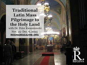 zaterdag 25 november t/m dinsdag 5 december - Regina pelgrimage to the Holy Land