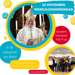 zondag 26 november - Diocesane Wereldjongerendag BisdHA