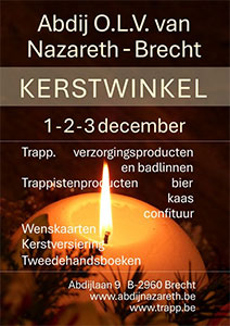 vrijdag 1 t/m zondag 3 december - Kerstwinkel Abdij OLV van Nazareth Brecht