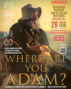 zondag 28 januari 2024 - Filmvertoning - Where are you, Adam?