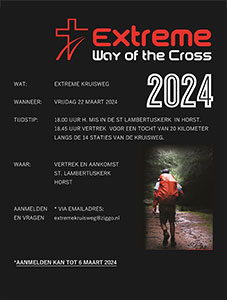 vrijdag 22 maart - Extreme Way of the Cross