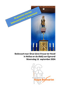 woensdag 11 september - Bedevaart Bisdom Rotterdam naar Heiloo