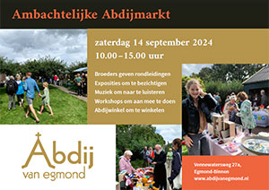 zaterdag 14 september - Ambachtelijke Abdijmarkt Egmond