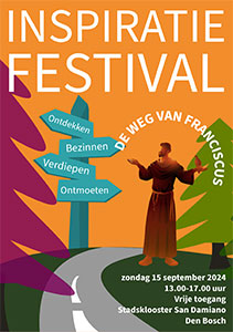 zondag 15 september - Inspiratiefestival - De Weg van Franciscus