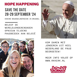 zaterdag 28 t/m zondag 29 september - Met JongKatholiek naar Pausbezoek België