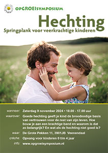 zaterdag 9 november - opGROEIsymposium - Hechting