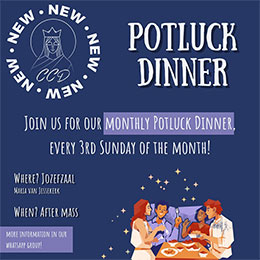 zondag 15 december - CCD - Holy Mass and Potluck Dinner