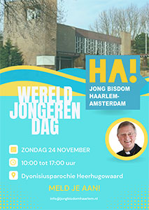 zondag 24 november - Wereldjongerendag - Bisdom Haarlem-Amsterdam