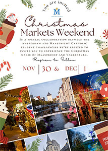 zaterdag 30 november t/m zondag 1 december - Christmas Markets Weekend - Adam × Maastricht