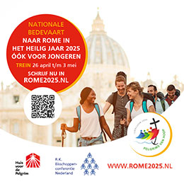 zaterdag 26 april t/m zaterdag 3 mei 2025 - Nationale bedevaart naar Rome Jongerenreis