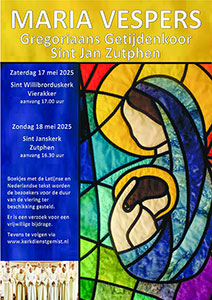 zaterdag 17 mei - Maria Vespers