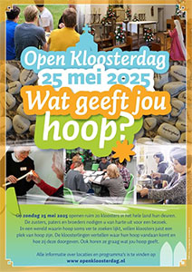 zondag 25 mei - Open Kloosterdag ivm Jubeljaar