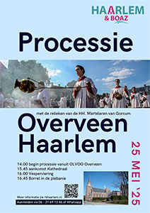 zondag 25 mei - Processie van Overveen naar Haarlem