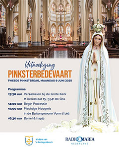 maandag 9 juni - Pinksterbedevaart en processie