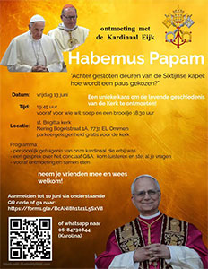 vrijdag 13 juni - Kardinaal Eijk - Habemus Papam