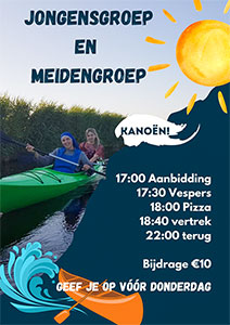 vrijdag 4 juli - Jongens- en meidengroep - Kanoën