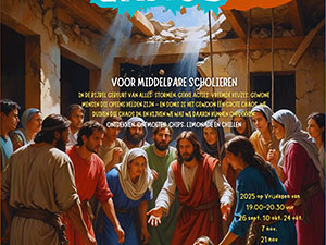 vrijdag 26 september - Heilige Chaos - geloofscursus 12-16 jaar
