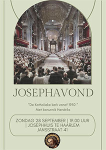 zondag 28 september - Josephavond - De Katholieke Kerk vanaf 1950