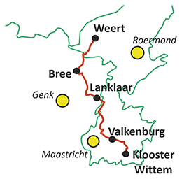 maandag 13 t/m donderdag 16 oktober - Peerkepad van Weert naar Wittem