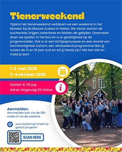vrijdag 1 t/m zondag 3 mei - Tienerweekend Heiloo