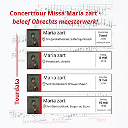 vrijdag 8 mei - Cappella Pratensis - Missa Maria zart
