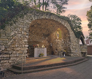 zaterdag 9 mei - H.Mis in de buitenlucht bij de Lourdesgrot