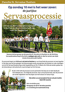 zondag 10 mei - Servaasprocessie Nunhem