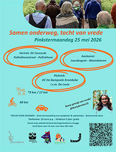 maandag 25 mei - Tocht van Vrede