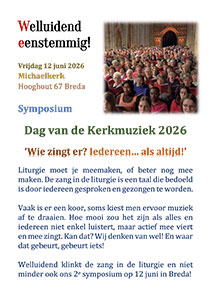 vrijdag 12 juni - Dag van de kerkmuziek vrijdag 12 juni - Dag van de kerkmuziek