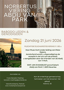zondag 21 juni - Norbertusviering in Abdij van Park zondag 21 juni - Norbertusviering in Abdij van Park
