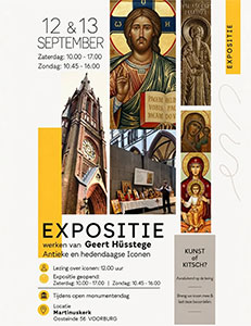 zaterdag 12 september - Iconenexpositie Geert Hsstege