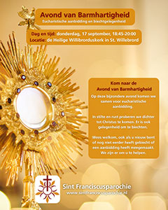 donderdag 17 september - Avond van Barmhartigheid Sint Willebrord