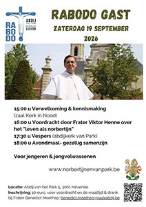 zaterdag 19 september - Rabodo - Frater Viktor Henne zaterdag 19 september - Rabodo - Frater Viktor Henne