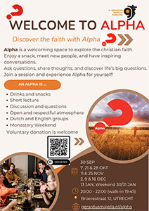 vanaf woensdag 30 september - Alpha Course Utrecht vanaf woensdag 30 september - Alpha Course Utrecht