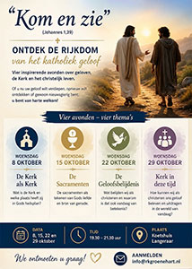 donderdag 8 oktober - Kom en zie - Ontdek de rijkdom donderdag 8 oktober - Kom en zie - Ontdek de rijkdom