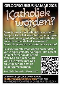 vanaf woensdag 28 oktober - Geloofscursus Krijtberg